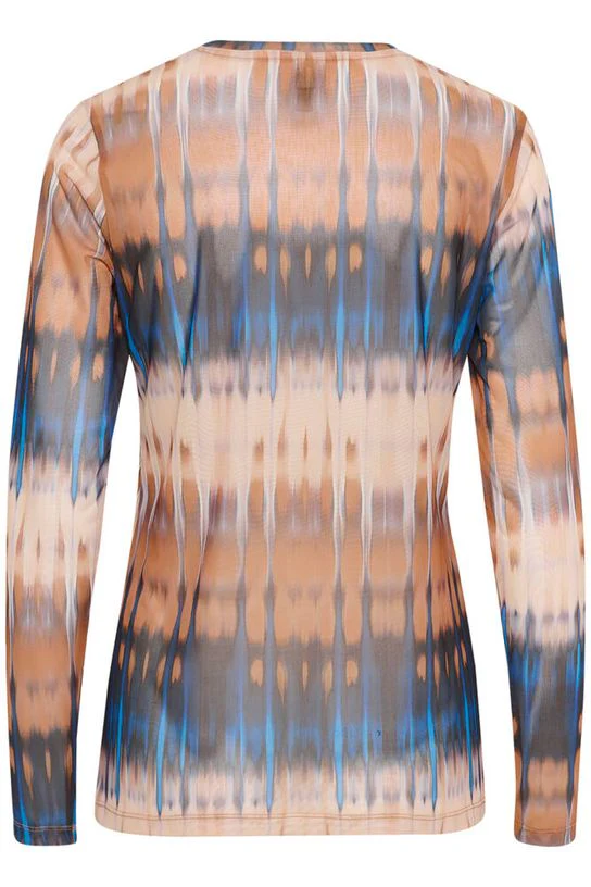 CULTURE Melida Print Transparent Top - Image 4