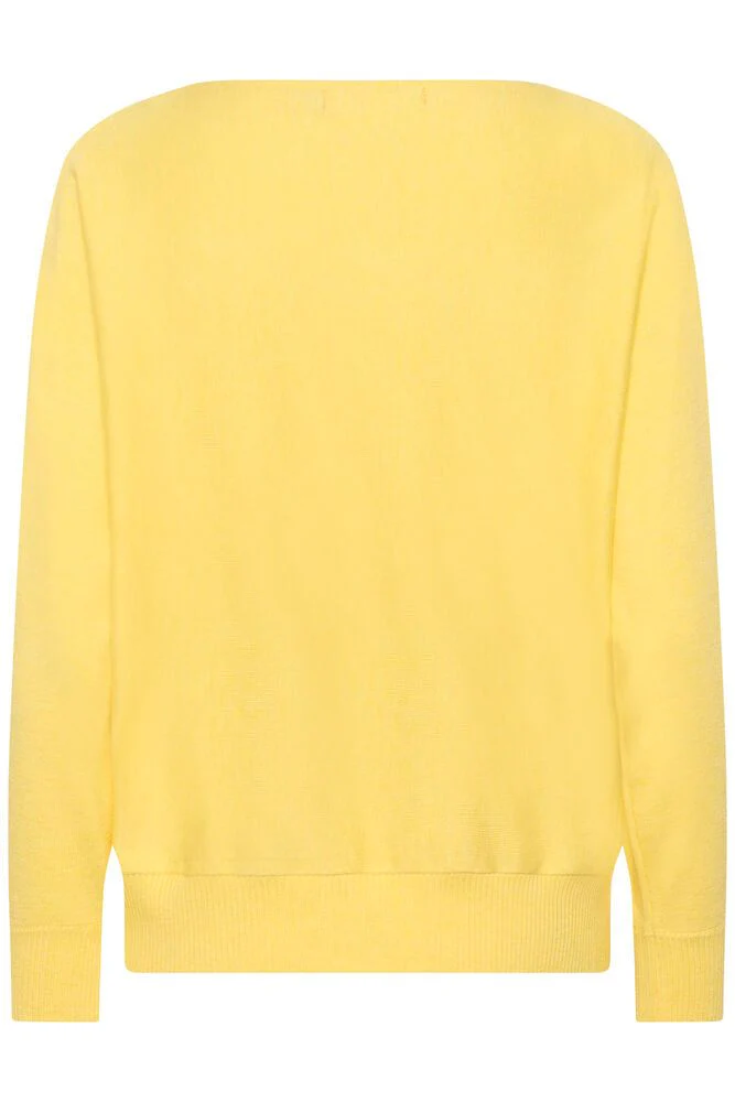 CULTURE Annemarie Batwing Jumper - Lemon - Image 2