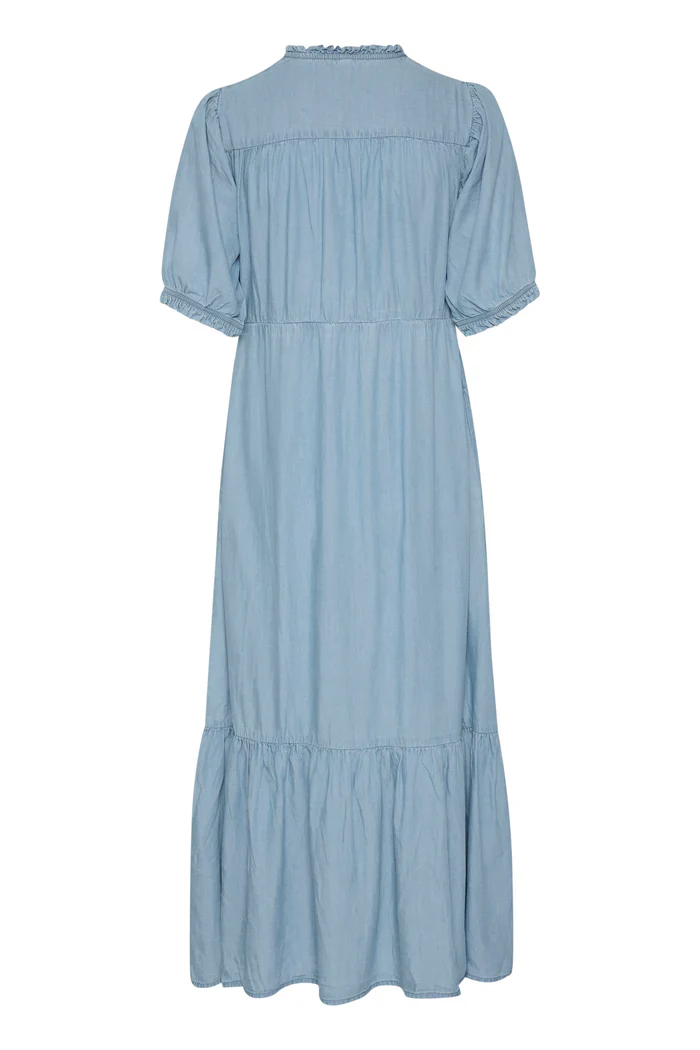 CULTURE Aurelia Long Dress - Blue - Image 5