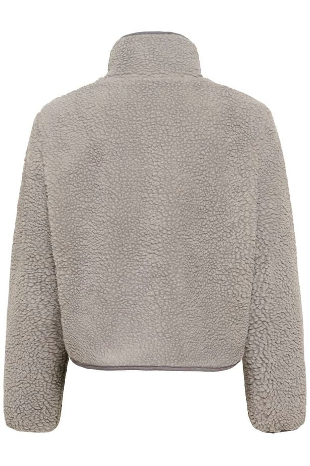 CULTURE Catina Teddy Jacket - Grey - Image 9