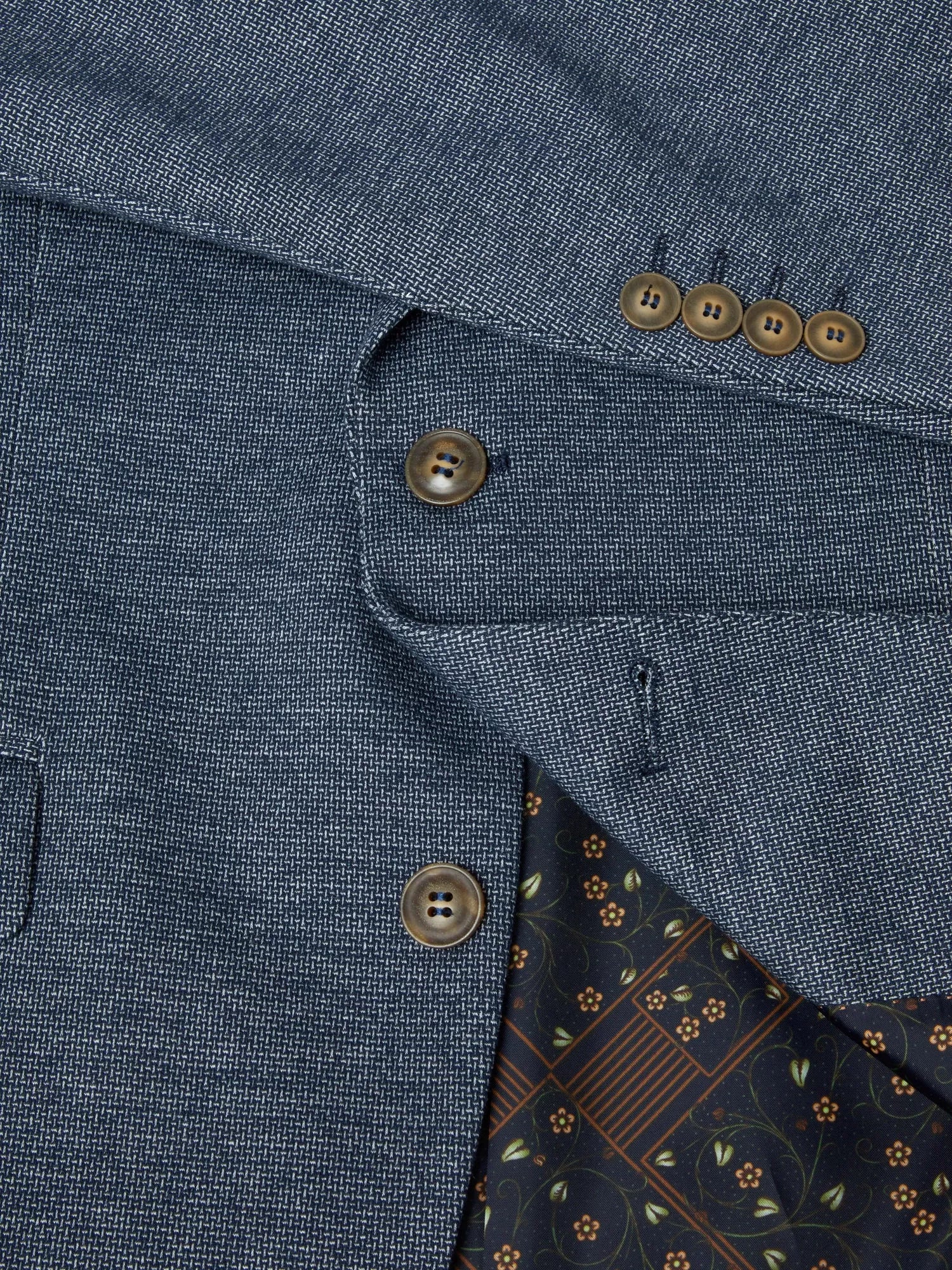 DANIEL GRAHAME Damon Blazer - Dark Blue - Image 3
