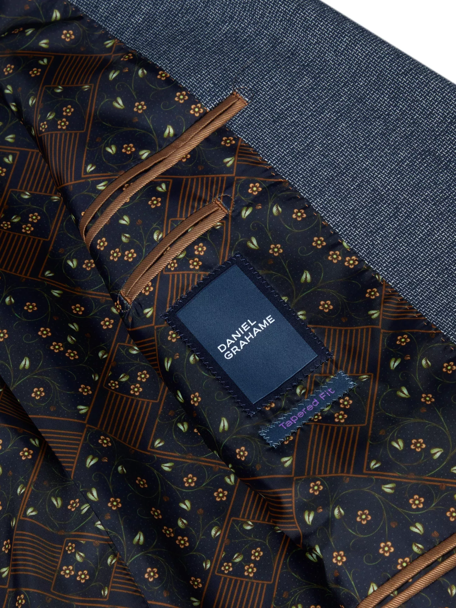 DANIEL GRAHAME Damon Blazer - Dark Blue - Image 4