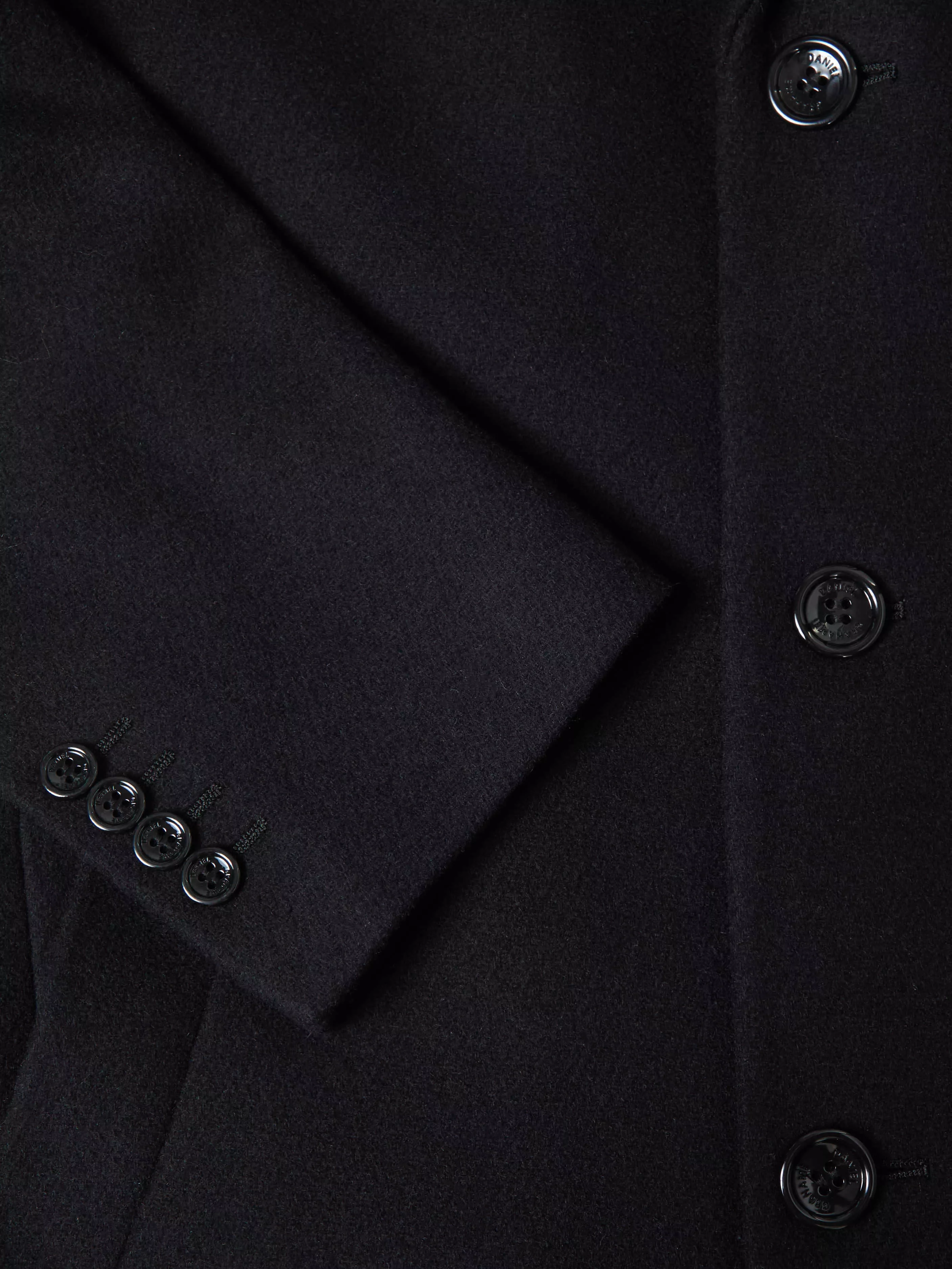 DANIEL GRAHAME Osbourne Tailored Coat - Black - Image 3