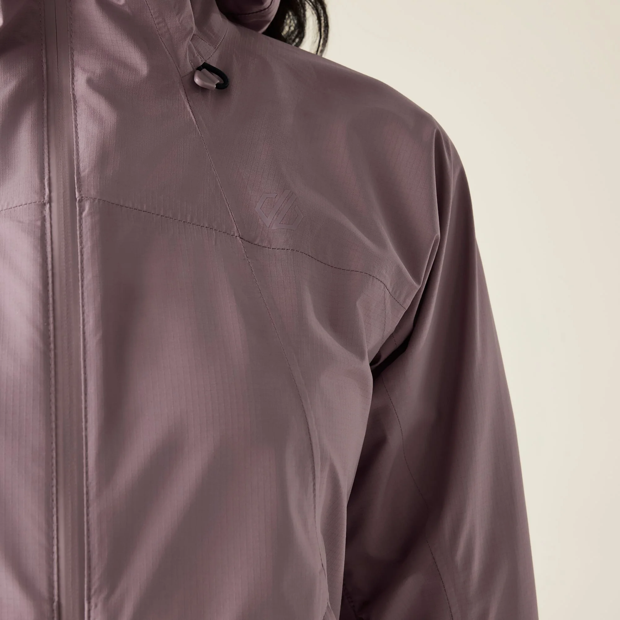 DARE 2B Women's Breathe Easy 2.5 Layer Waterproof Jacket - Mauve - Image 8