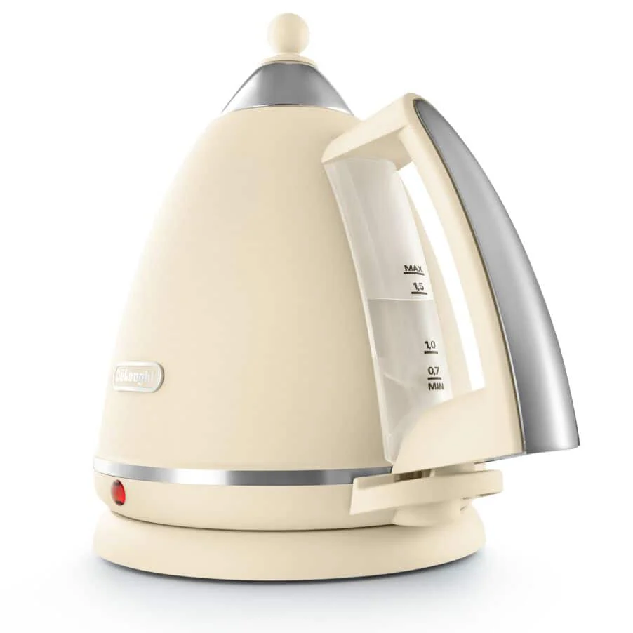 DeLONGHI : Argento Flora Kettle - Beige - Image 3