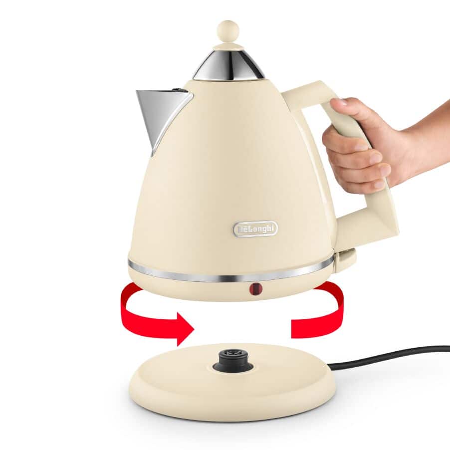 DeLONGHI : Argento Flora Kettle - Beige - Image 4