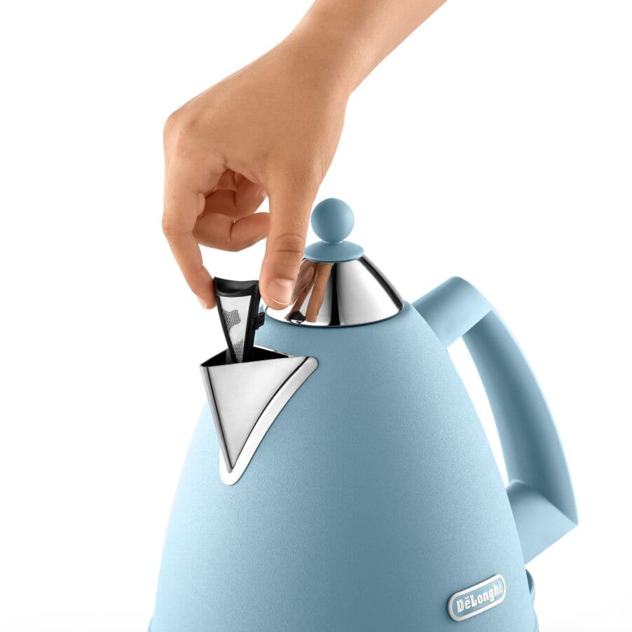 DeLONGHI : Argento Flora Kettle - Blue - Image 2