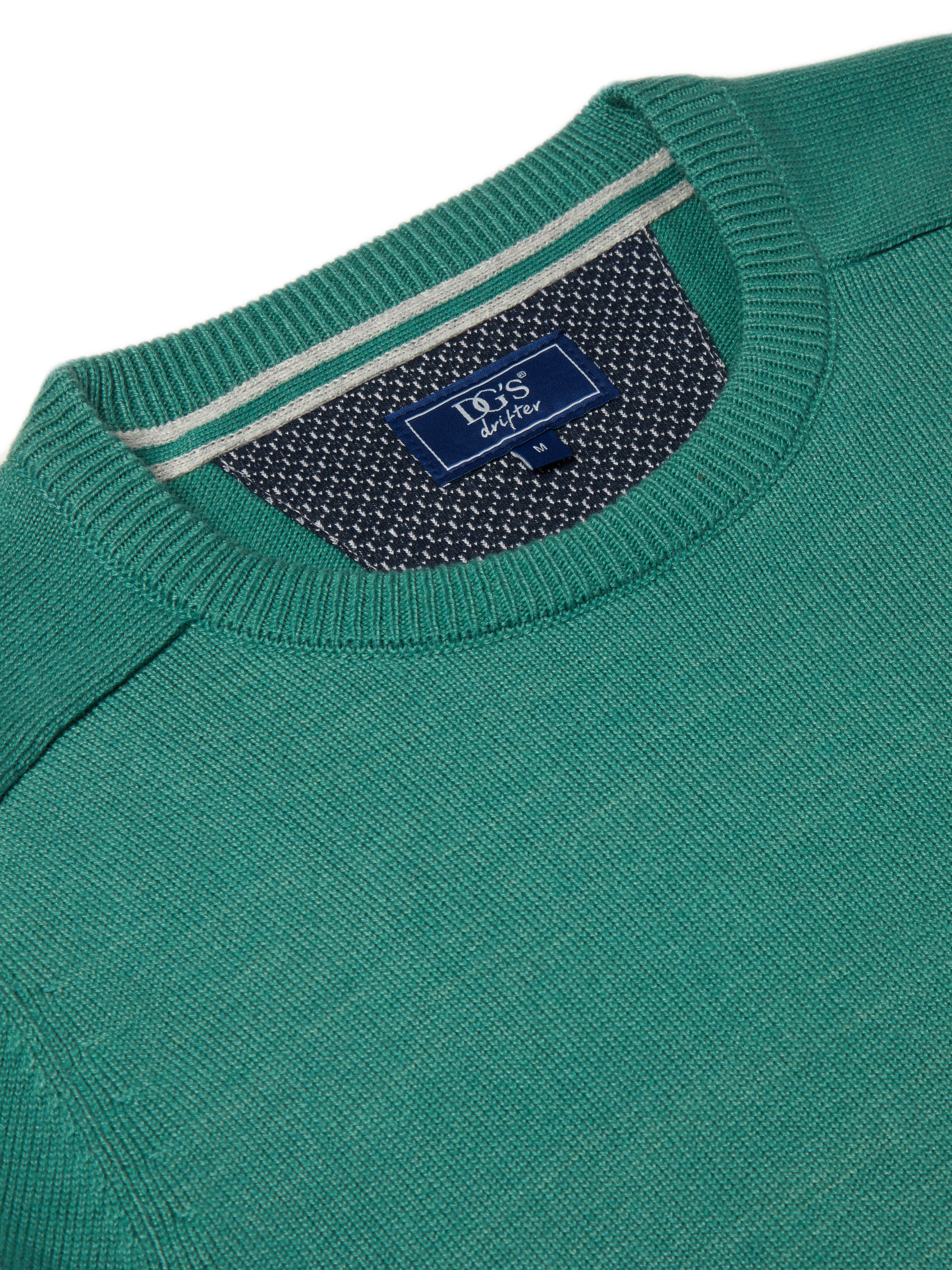 DG'S DRIFTER Crew Neck Jumper - Green - Image 2