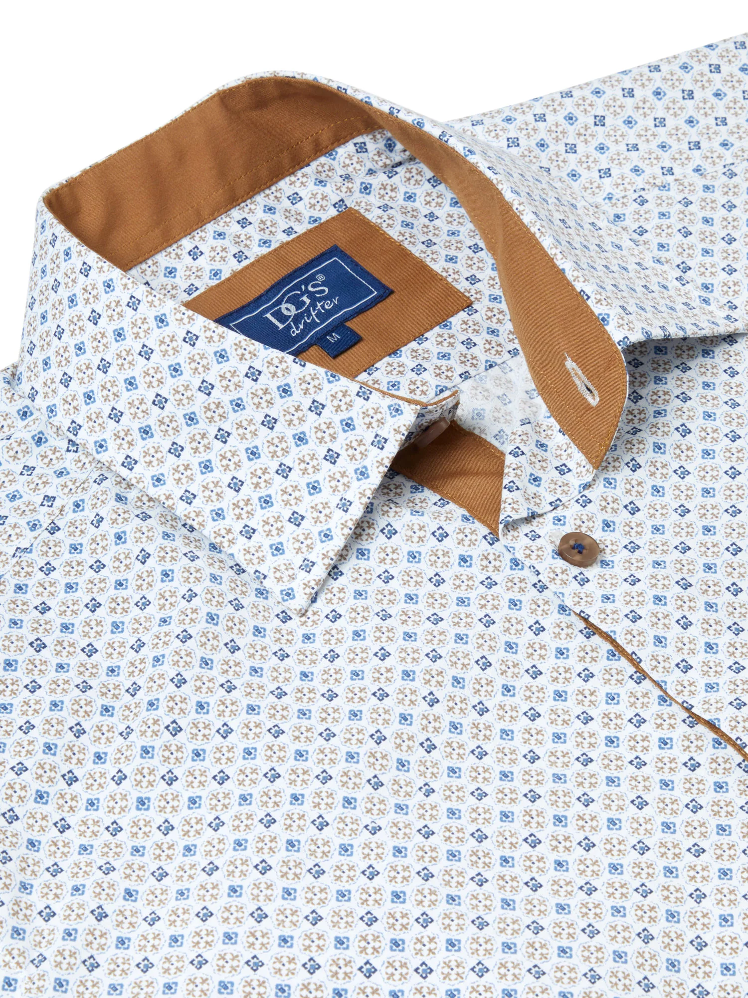 DG'S DRIFTER Geneva Long Sleeve Casual Shirt - Tan - Image 2