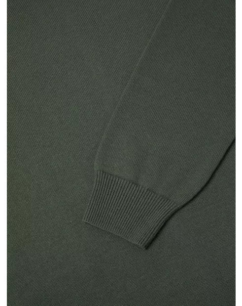 DG's DRIFTER Long Sleeve Crew-Neck Jumper - Olive - Image 3