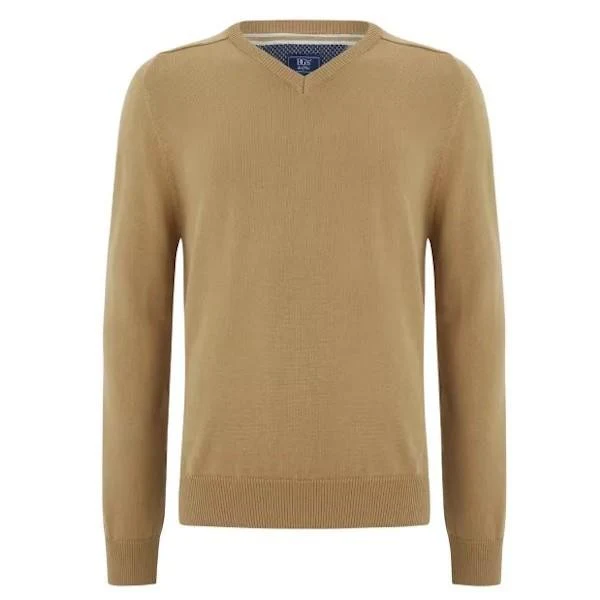 DG's DRIFTER V-Neck Sweater - Sand