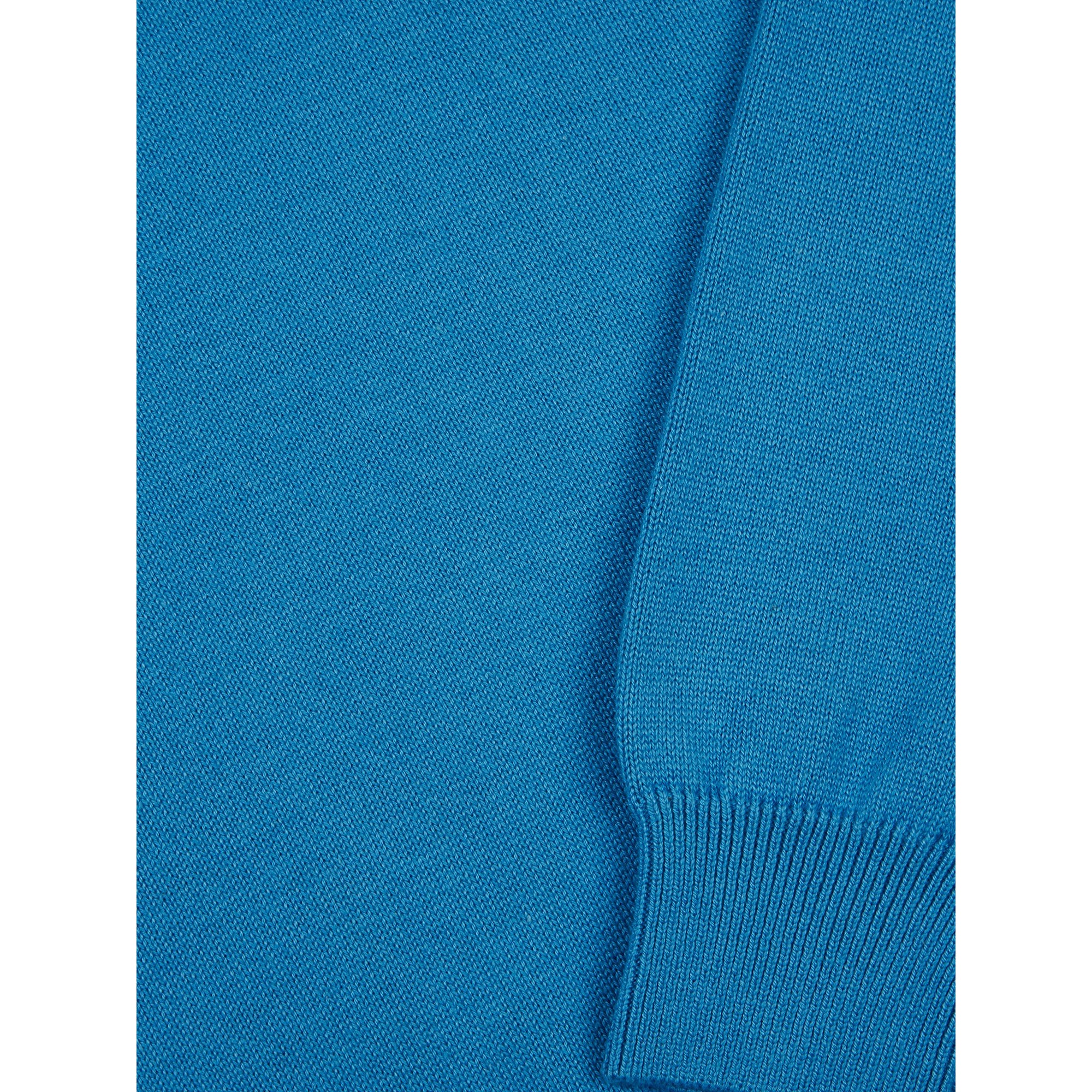 DG'S DRIFTER Men's V-Neck Jumper - Aqua Blue - Image 3