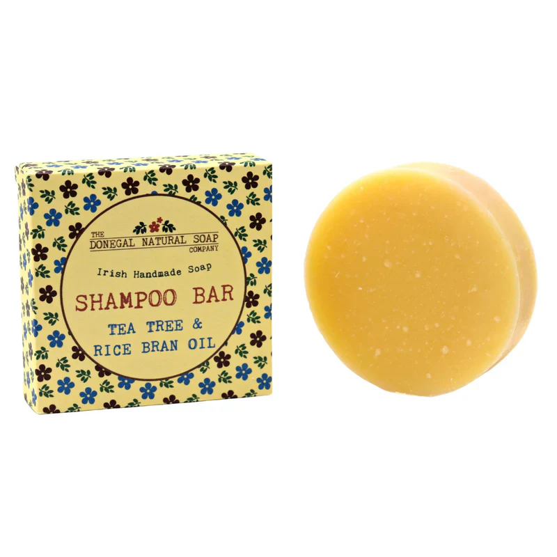 DONEGAL NATURAL SOAP Tea Tree & Rice Bran Shampoo Bar - Image 2