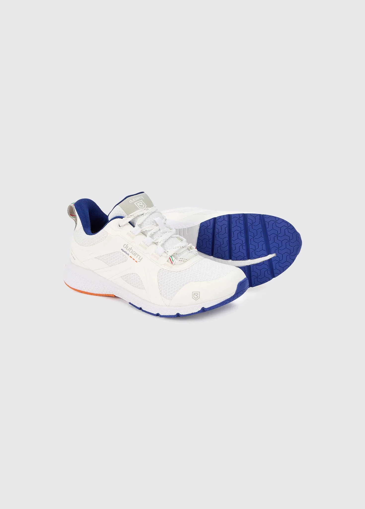 DUBARRY Women's Cowes Waterproof Trainer - White
