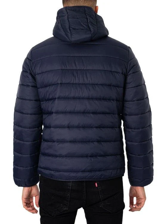 FARAH Delano Waded Jacket - Navy - Image 3