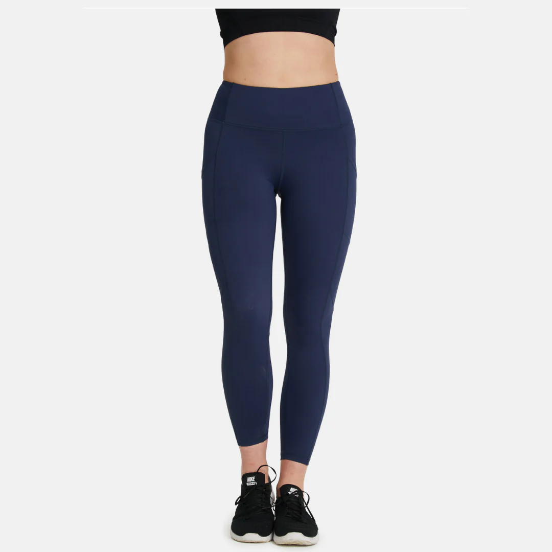 FIT PINK Elevate Full Length Gym Leggings - Navy - Image 2