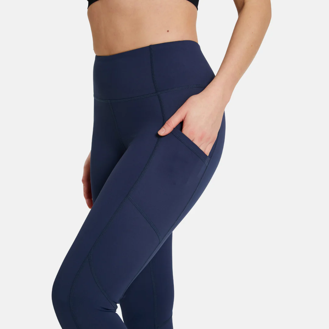 FIT PINK Elevate Full Length Gym Leggings - Navy - Image 4