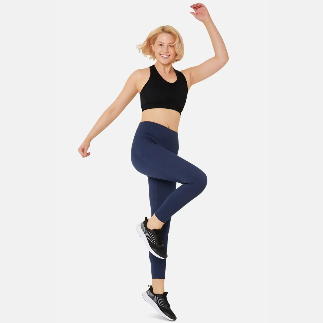 FIT PINK Elevate Full Length Gym Leggings - Navy - Image 9