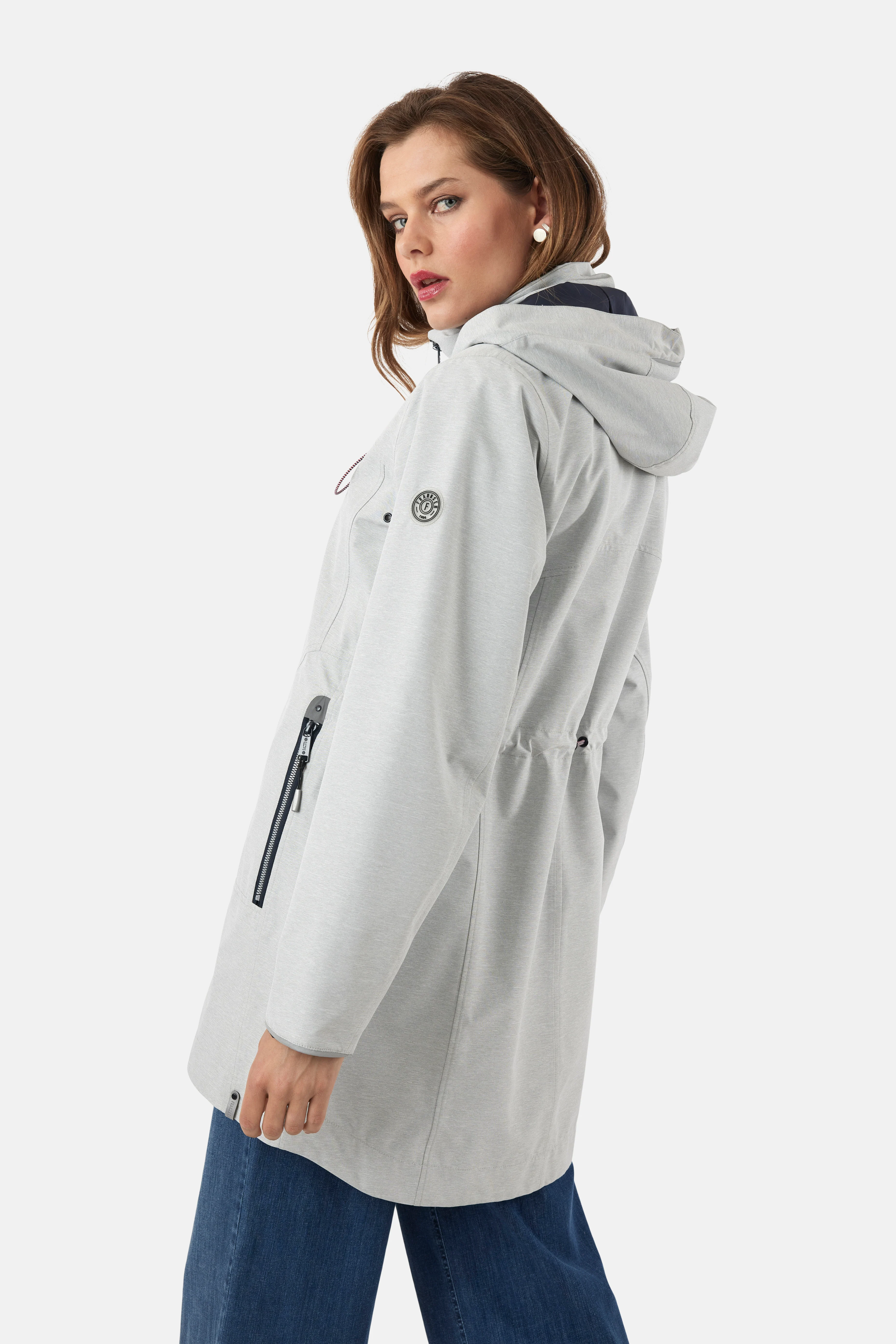 FRANDSEN Rain Coat - Grey - Image 2