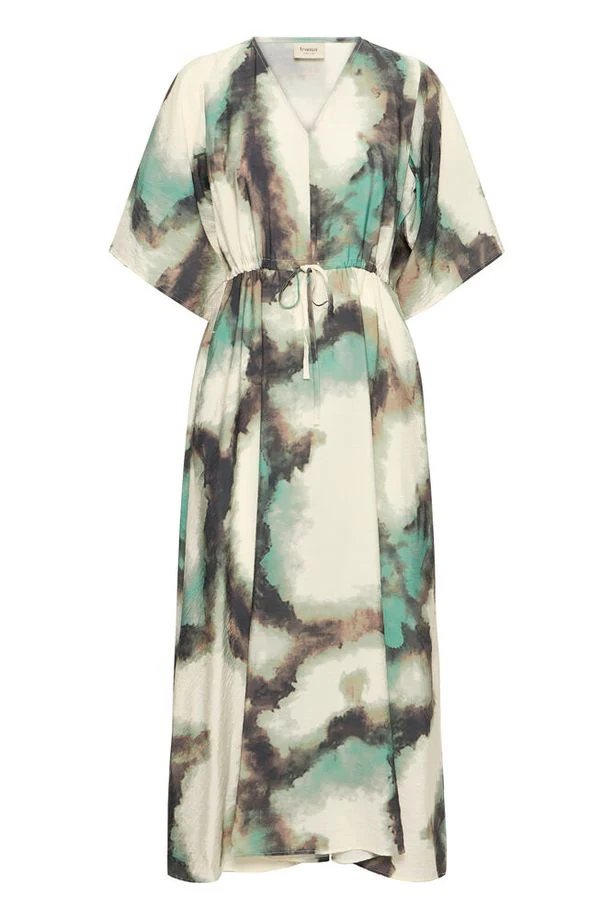 FRANSA Ayla Marble Dress - Mint - Image 7
