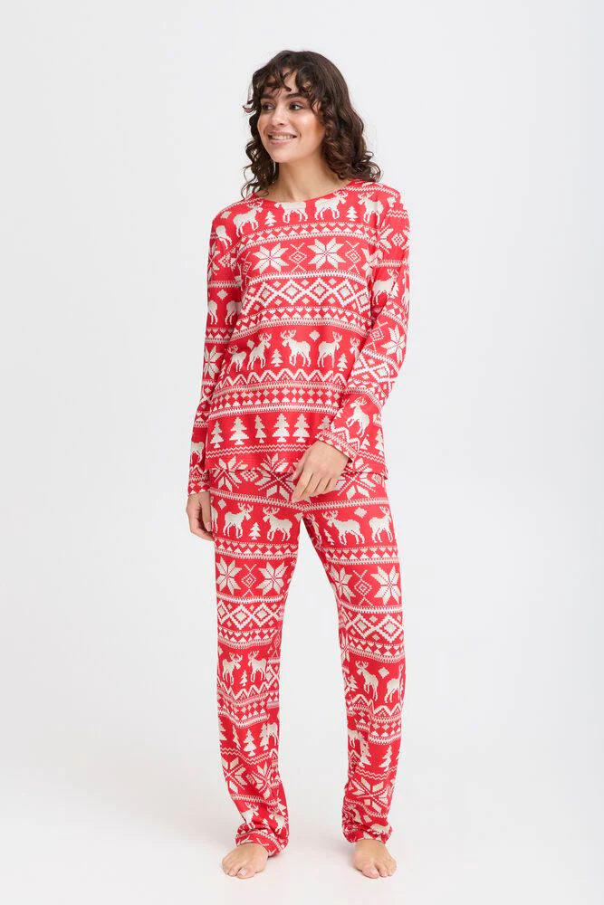 FRANSA Christmas Pyjama - Red - Image 2