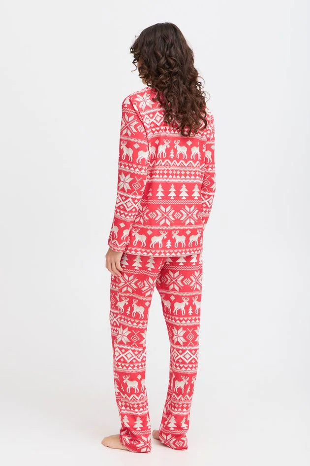 FRANSA Christmas Pyjama - Red - Image 3
