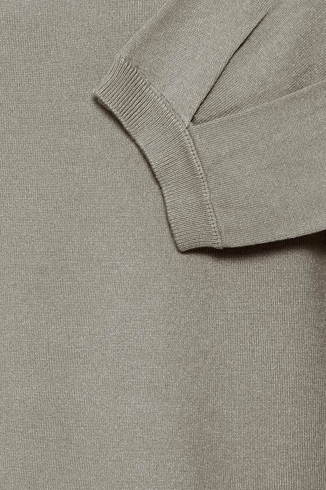 FRANSA Clia 3/4 Sleeve Round Neck Jumper - Khaki - Image 3