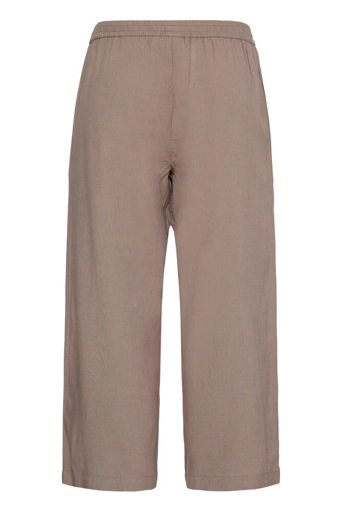 FRANSA Jett Wide Leg Culotte Pants - Taupe - Image 8