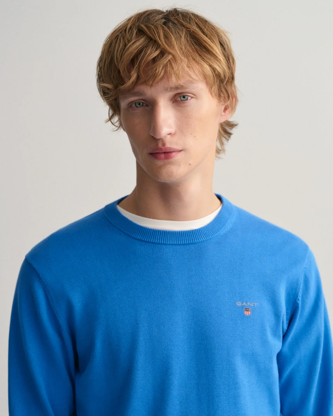 GANT : Classic Cotton Crew Neck Sweater - Image 4