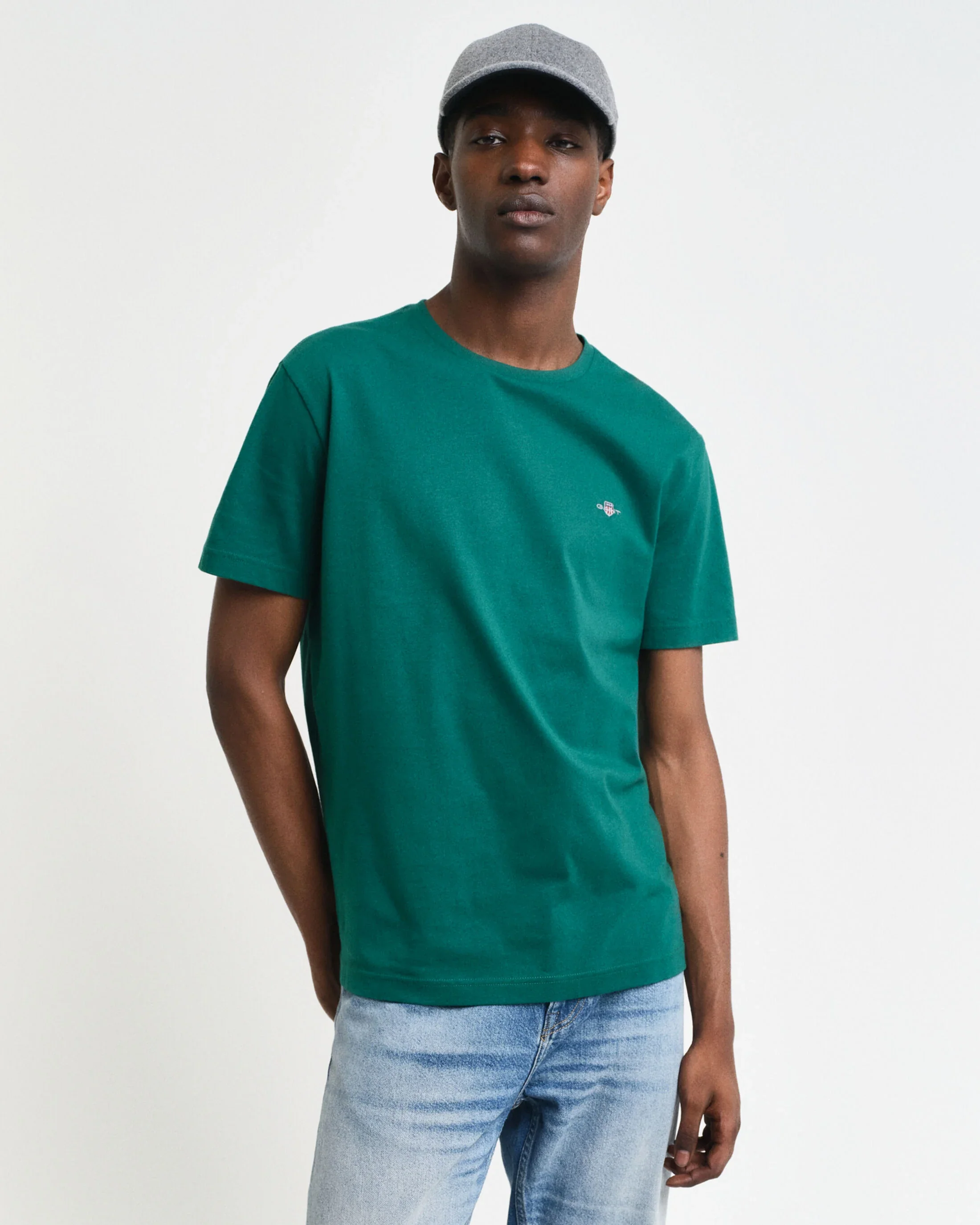 GANT Regular Shield T-Shirt - Deep Forest Green