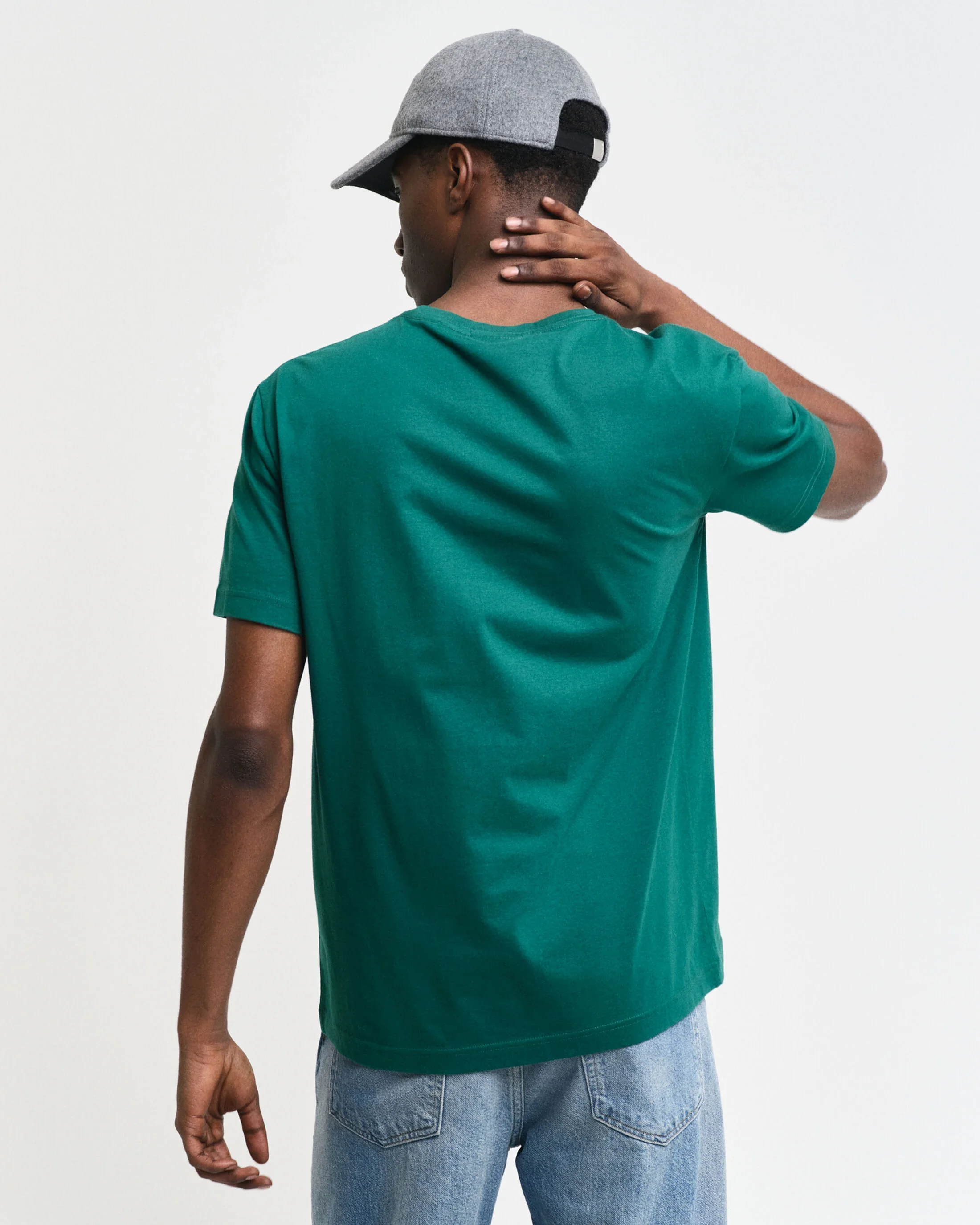 GANT Regular Shield T-Shirt - Deep Forest Green - Image 3
