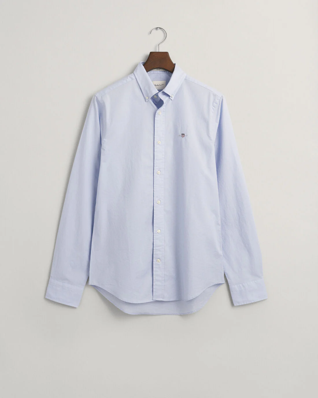 GANT Slim Fit Poplin Shirt - Light Blue - Image 3
