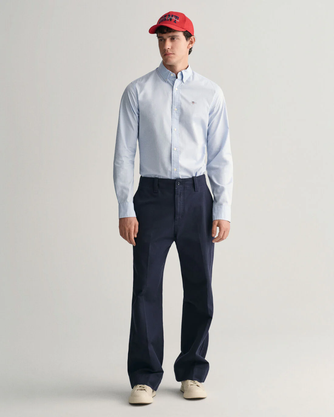 GANT Slim Fit Poplin Shirt - Light Blue - Image 5