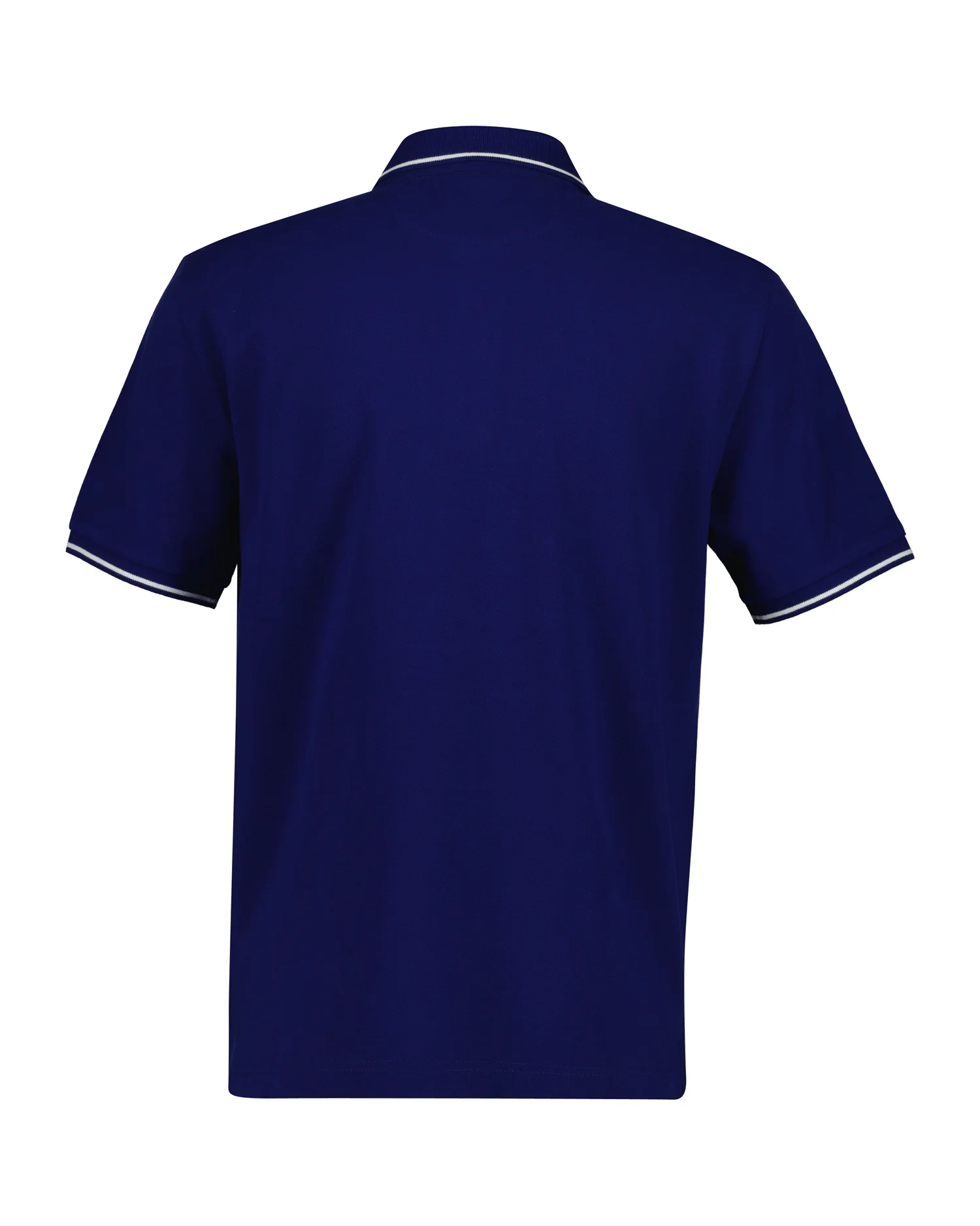 GANT Tipped Piqué Polo Shirt - Rich Navy - Image 2