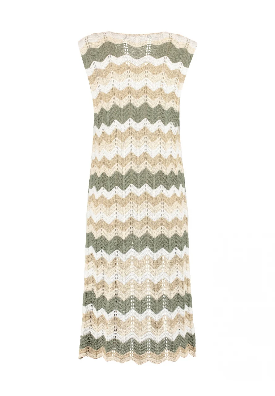 HAILYS : Sleeveless Stripe Cardi - Image 5