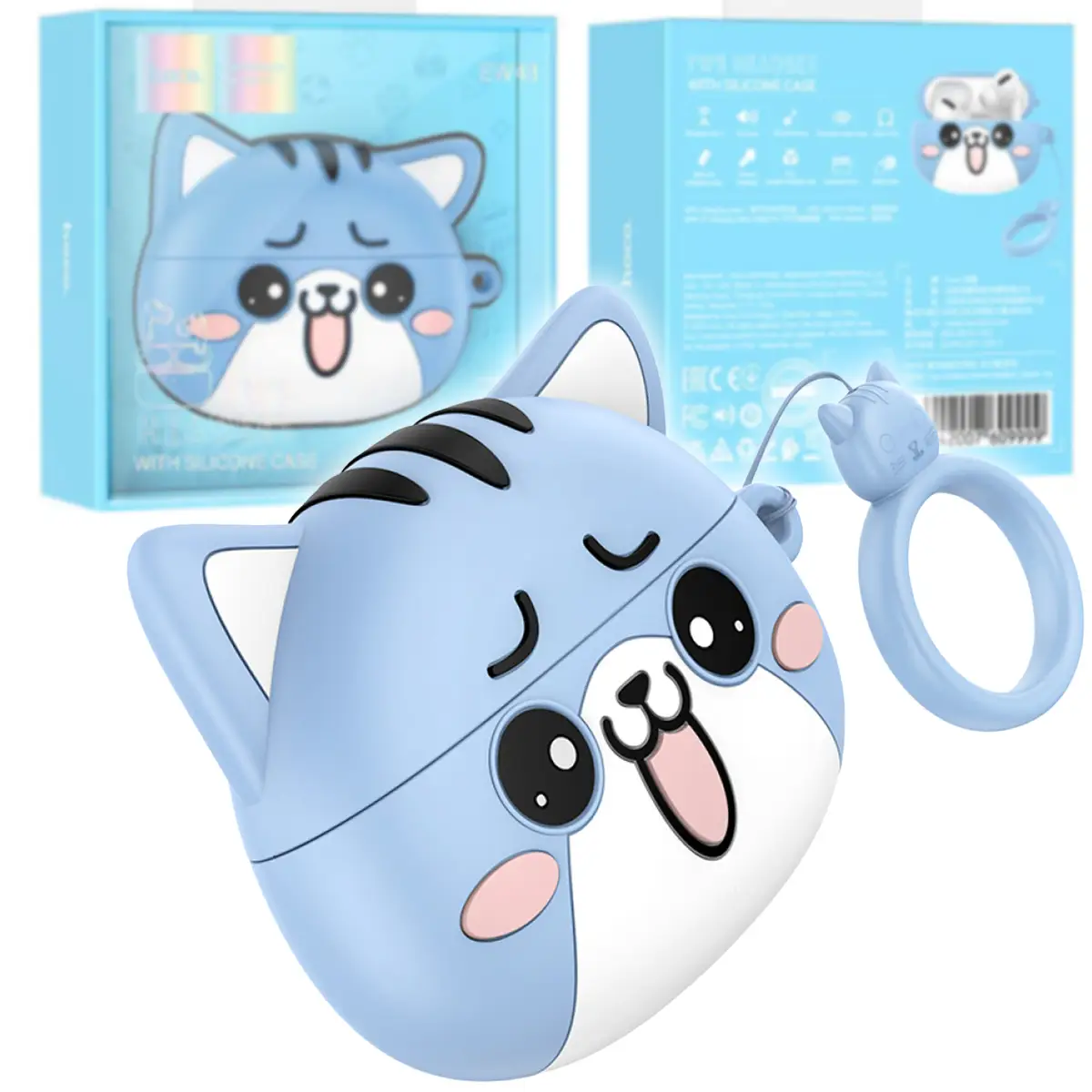 HOCO EW48 GLACIER CAT WIRELESS EARBUDS - Image 2