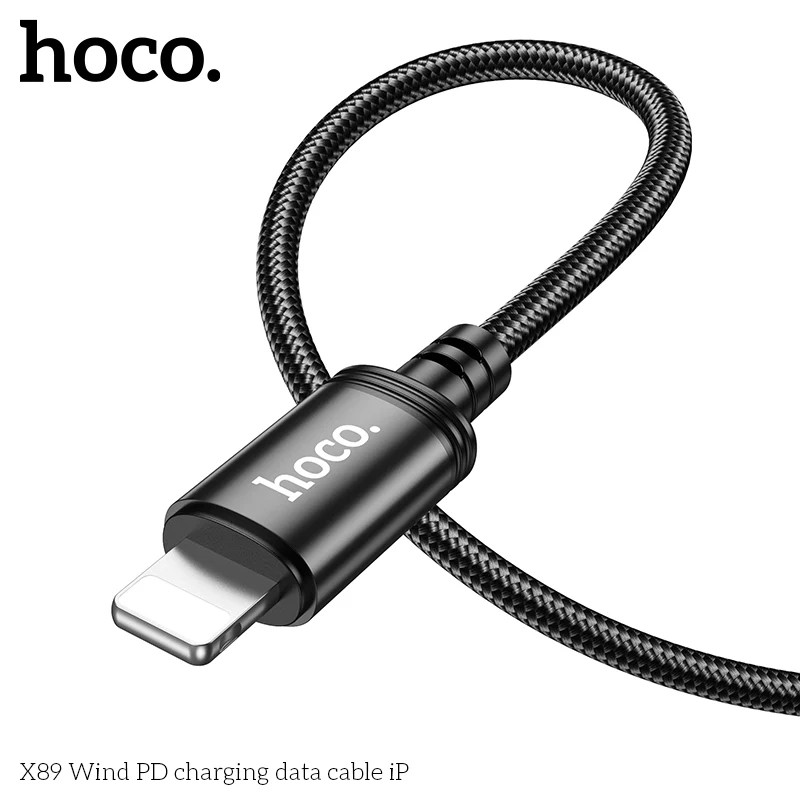 Hoco X89 Type-C to IP charging cable - Image 2