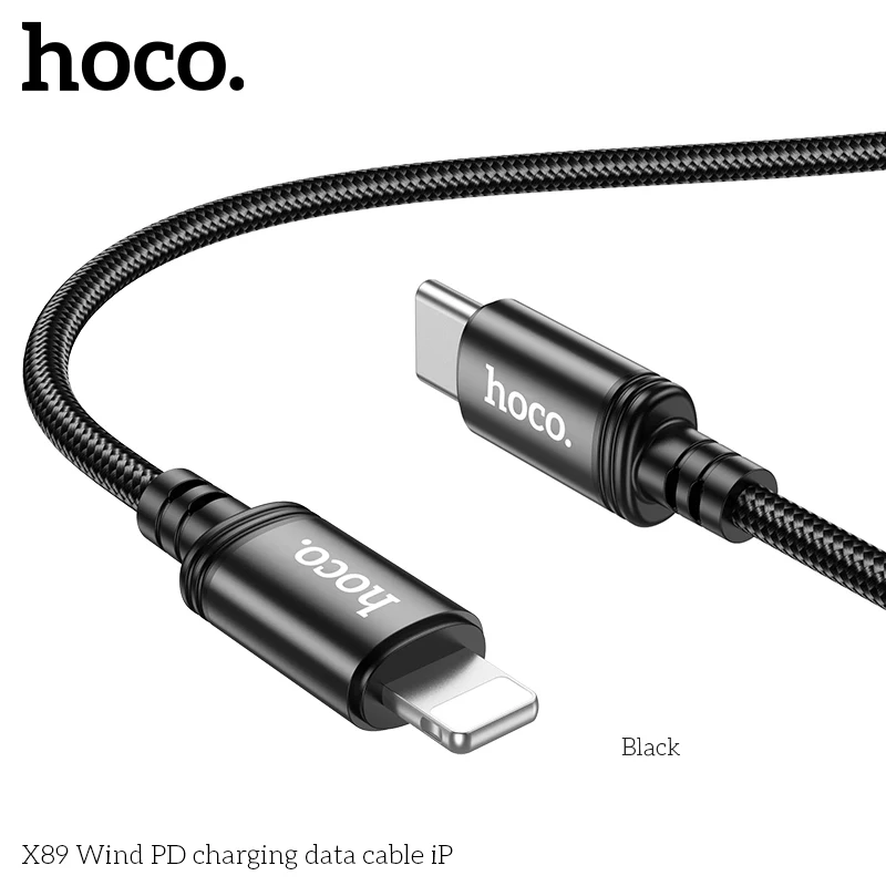 Hoco X89 Type-C to IP charging cable - Image 3