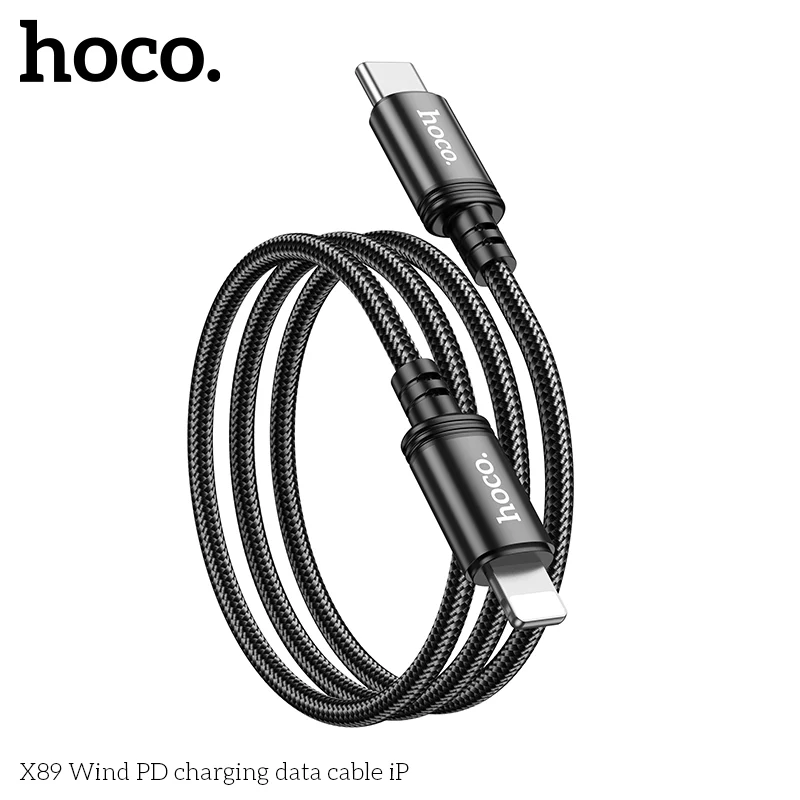 Hoco X89 Type-C to IP charging cable - Image 4