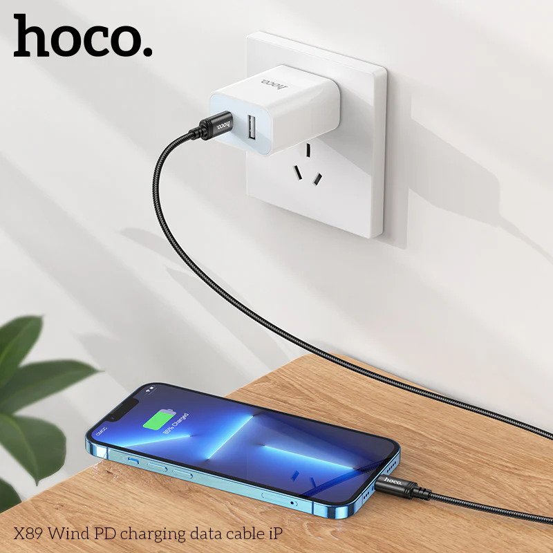 Hoco X89 Type-C to IP charging cable - Image 6