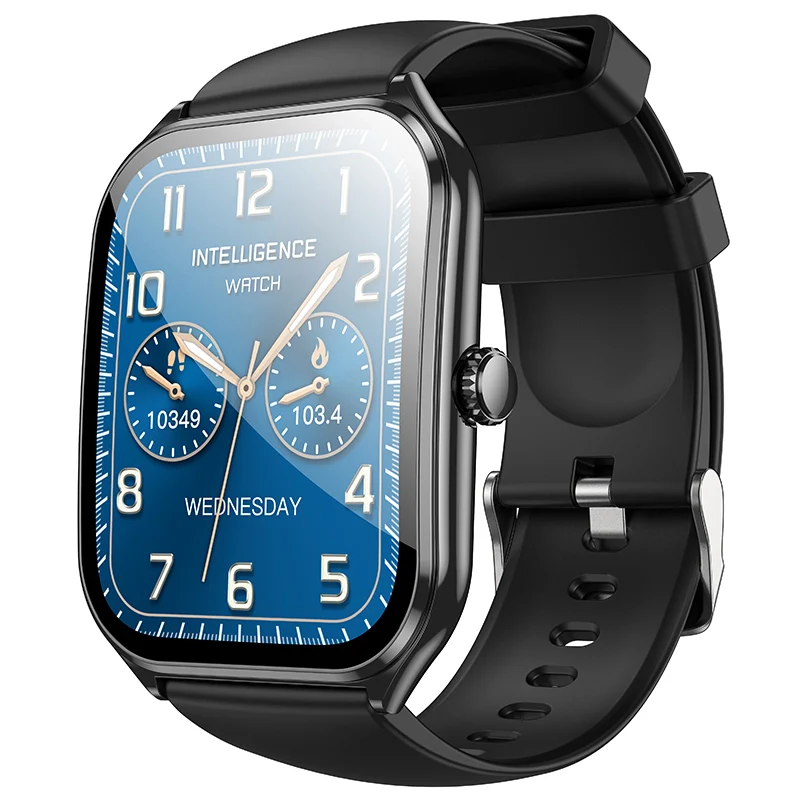 Hoco Y28 AMOLED Smart IP67 Sports Watch Call Version Silver - Image 3