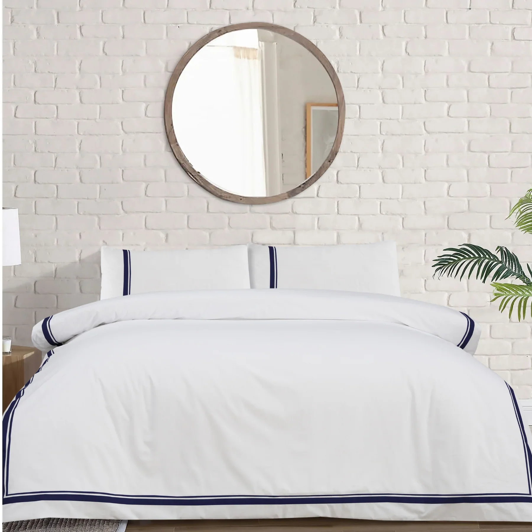 ATLANTIC LINEN St Emilion Duvet Cover Set - Blue