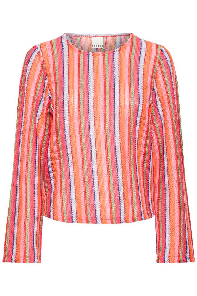 ICHI Libella Long Sleeve Top - Stripe - Image 10