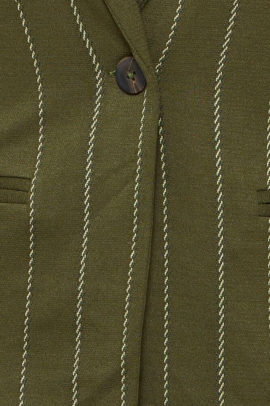ICHI Ruti Fitted Blazer - Green - Image 3