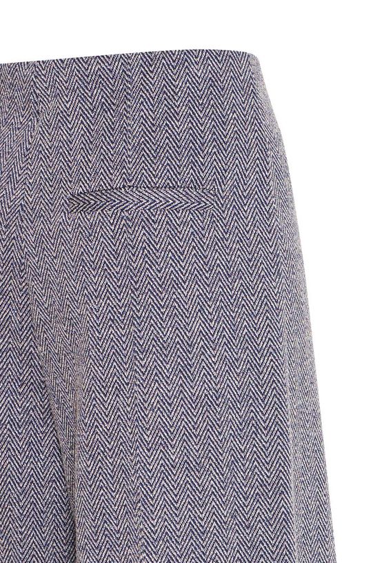 ICHI Kate Jacquard Trouser - Blue - Image 7