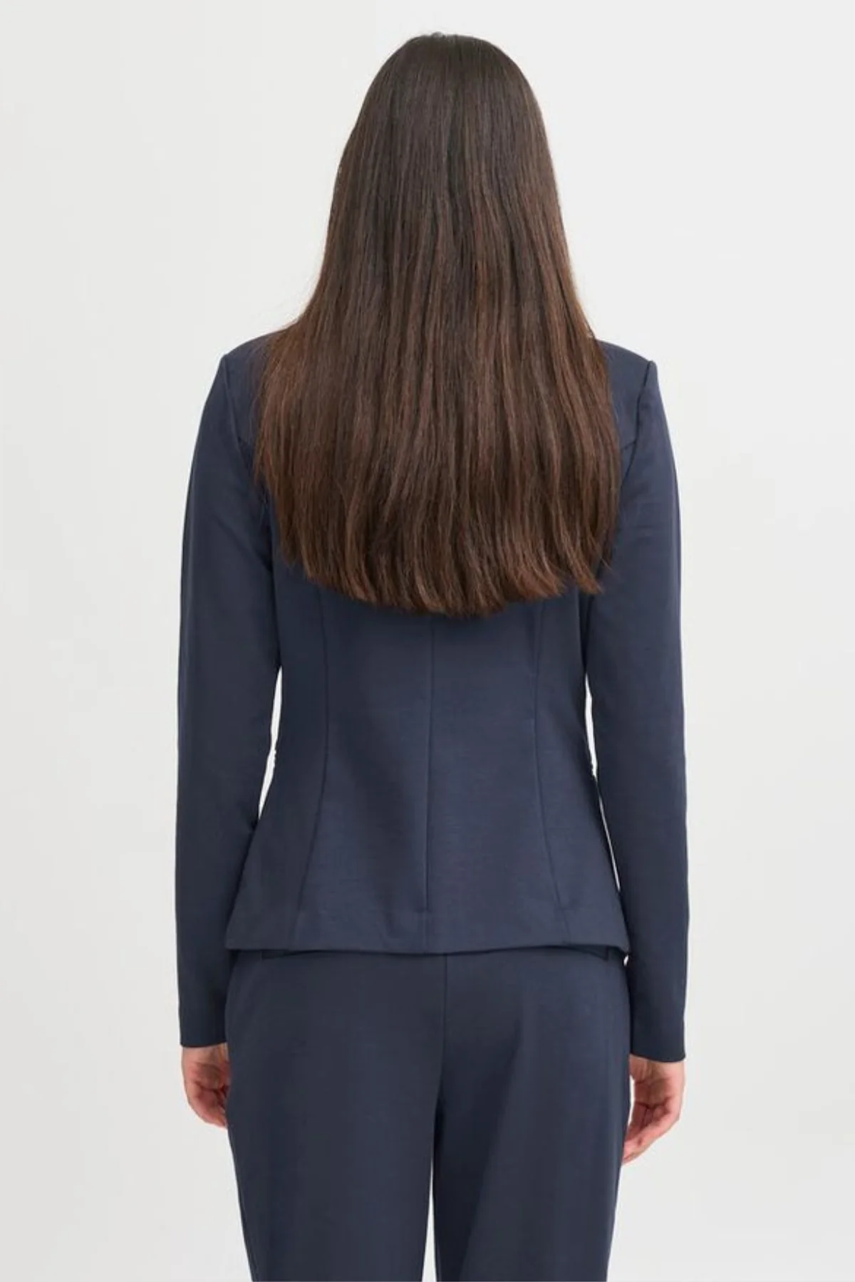 ICHI Kate Blazer - Navy - Image 2
