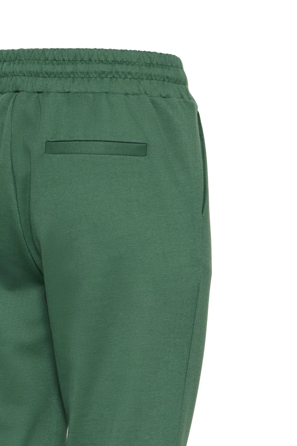 ICHI Kate Cropped Trousers - Green - Image 3