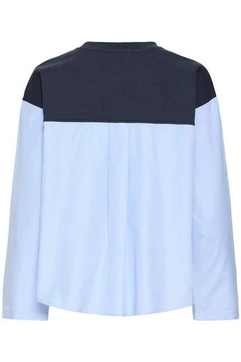 ICHI Palona Sweatshirt - Navy - Image 3