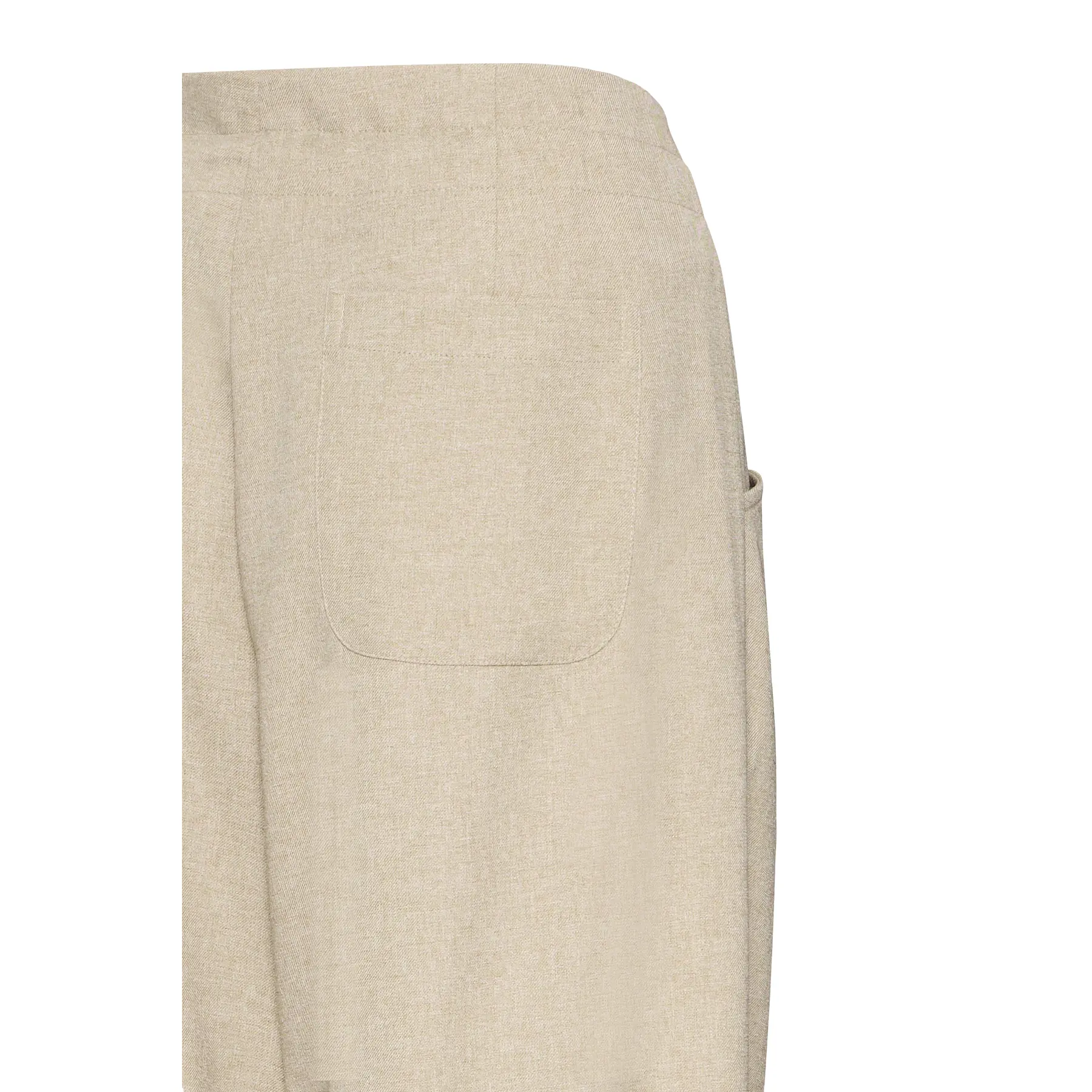 ICHI Estipo Tailored Trouser - Taupe - Image 3
