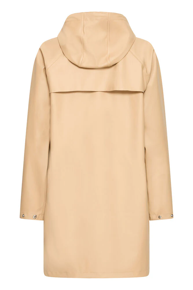 ICHI Tazi Rain Jacket - Natural - Image 2